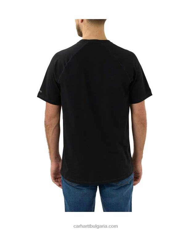 XD68N125 мъже принудително спокойна тениска със среден размер с къс ръкав и джоб босилек хедър Carhartt