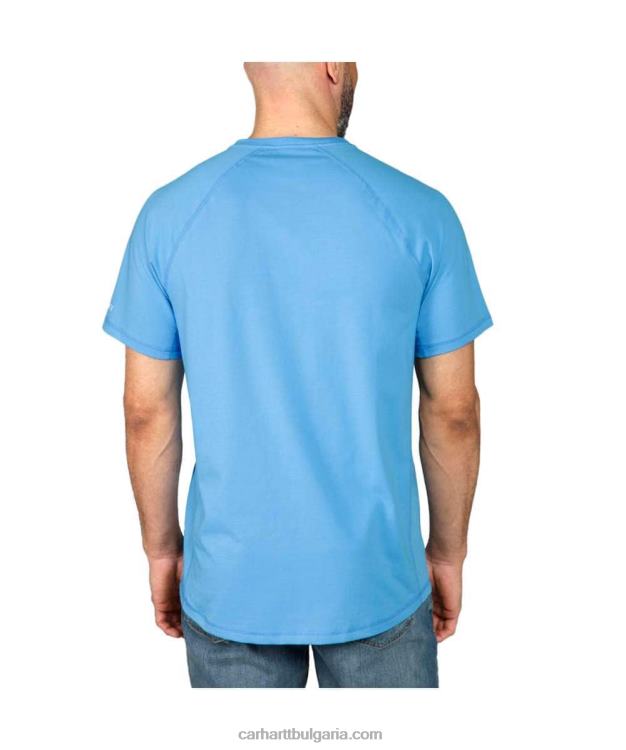XD68N125 мъже принудително спокойна тениска със среден размер с къс ръкав и джоб босилек хедър Carhartt