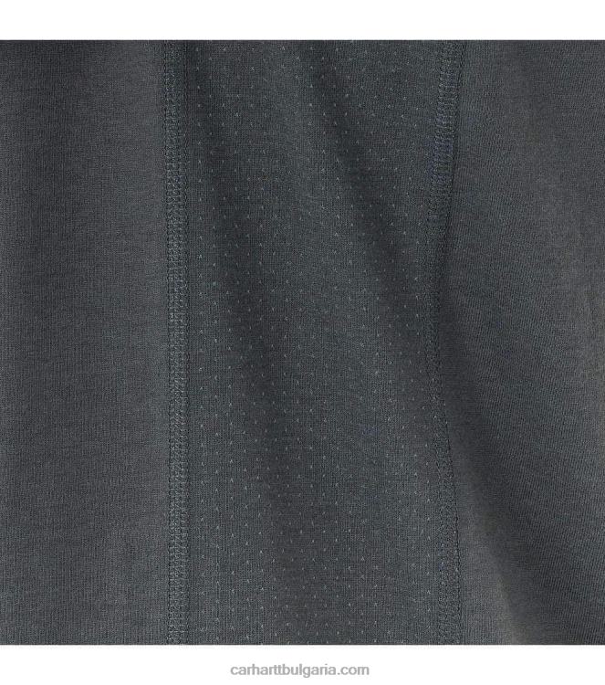 XD68N133 мъже принудително спокойна тениска със средно тегло с къси ръкави и графично лого лазурно синьо Carhartt