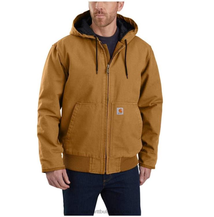 XD68N13 мъже loose fit изпрана патешка изолация активен жак черен Carhartt