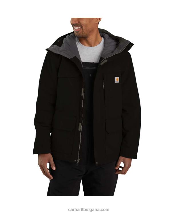 XD68N15 мъже изолирано традиционно палто super dux със спокойна кройка черен Carhartt