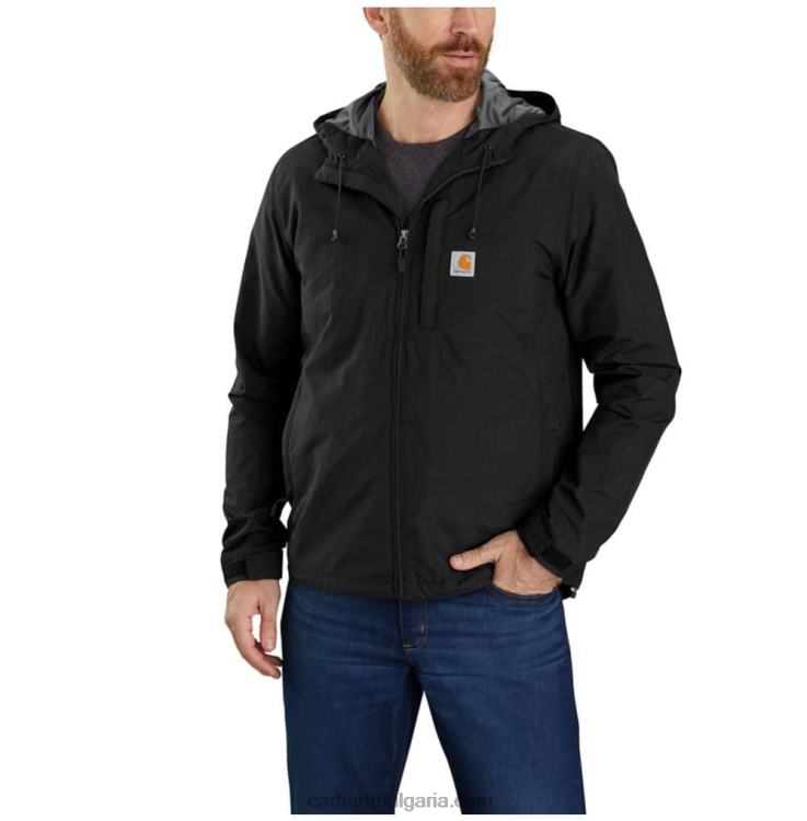 XD68N18 мъже Леко яке със спокойна кройка rain defender черен Carhartt