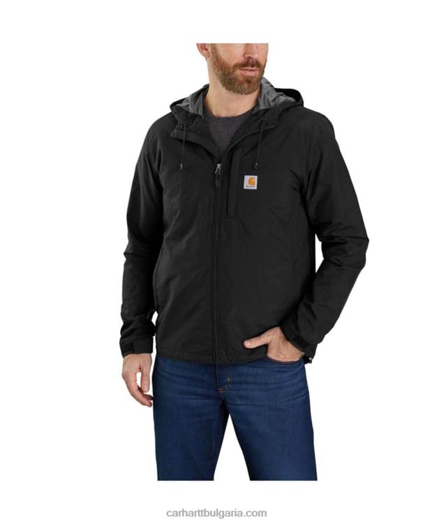 XD68N18 мъже Леко яке със спокойна кройка rain defender черен Carhartt