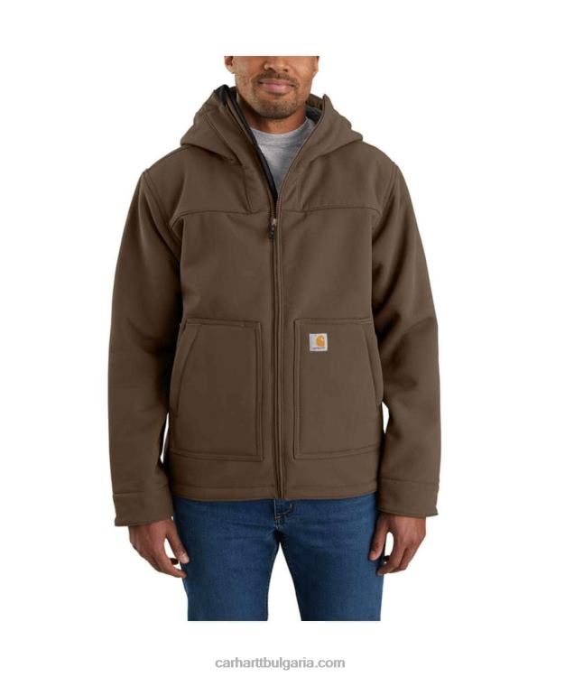 XD68N20 мъже super dux спокойна кройка активен жак с подплата от шерпа черен Carhartt