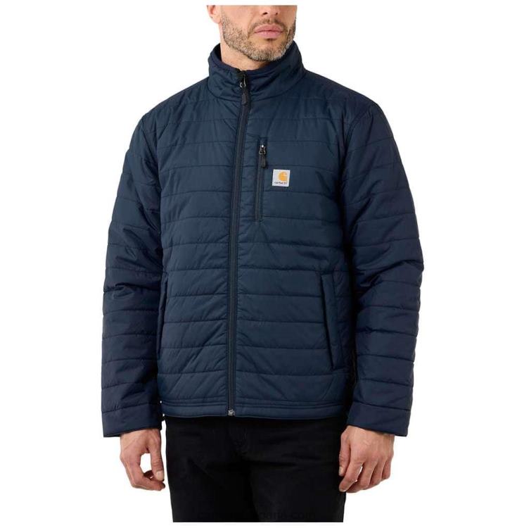 XD68N22 мъже rain defender леко изолирано яке със спокойна кройка черен Carhartt