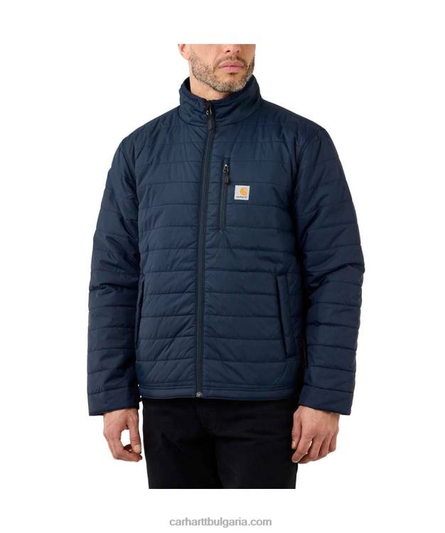 XD68N22 мъже rain defender леко изолирано яке със спокойна кройка черен Carhartt