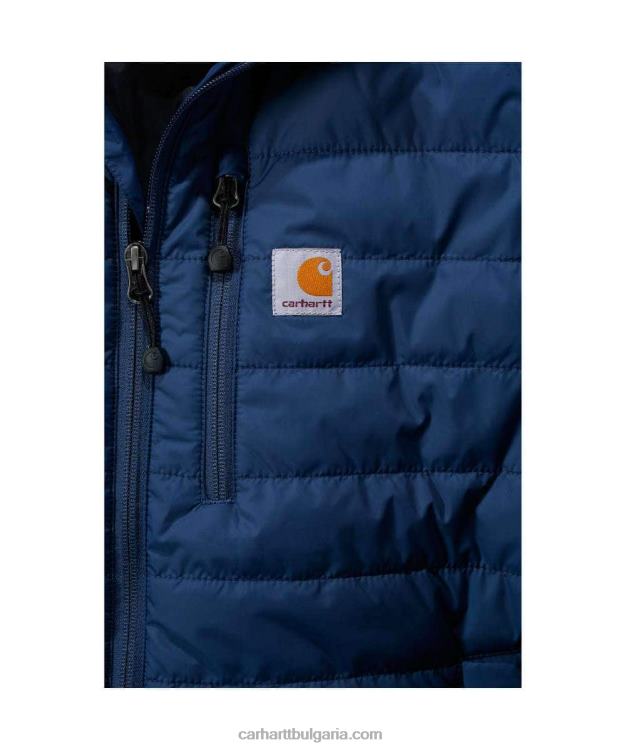 XD68N22 мъже rain defender леко изолирано яке със спокойна кройка черен Carhartt