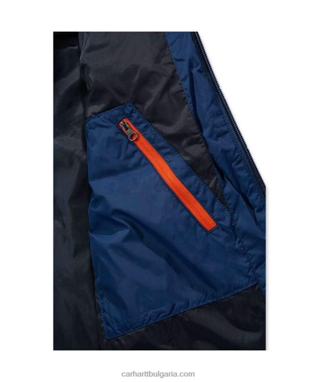 XD68N22 мъже rain defender леко изолирано яке със спокойна кройка черен Carhartt