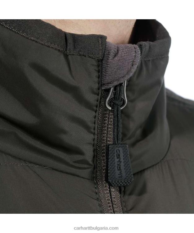 XD68N22 мъже rain defender леко изолирано яке със спокойна кройка черен Carhartt
