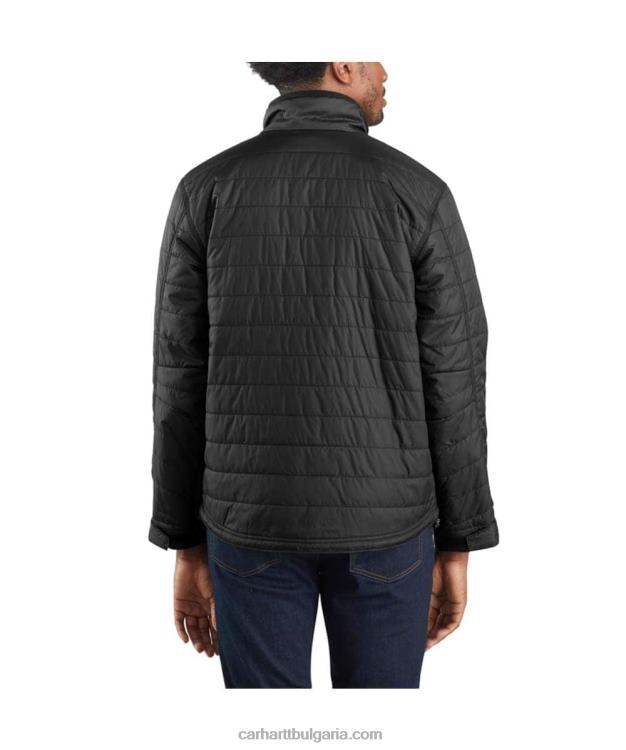 XD68N22 мъже rain defender леко изолирано яке със спокойна кройка черен Carhartt