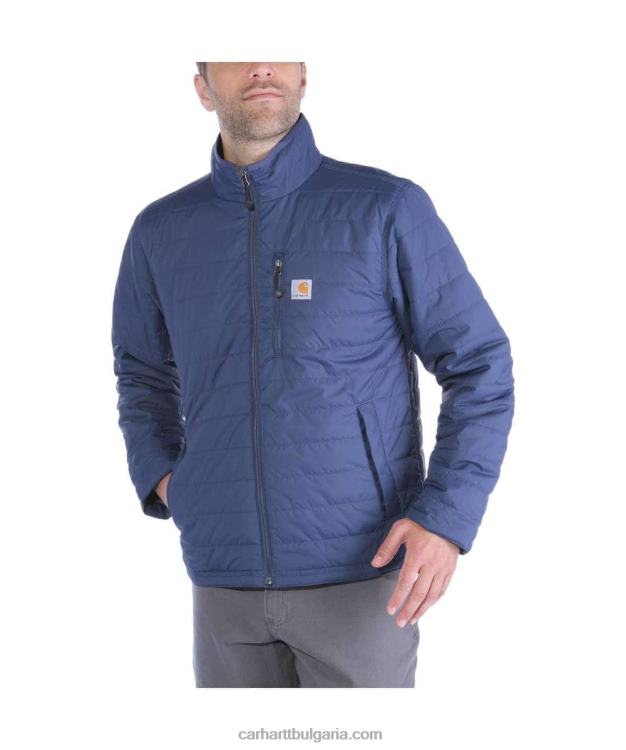 XD68N22 мъже rain defender леко изолирано яке със спокойна кройка черен Carhartt