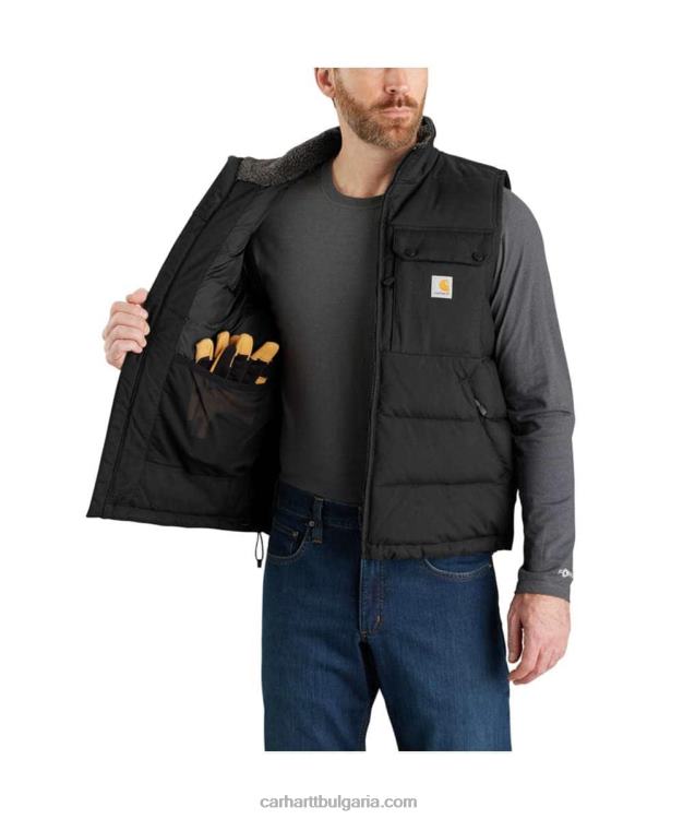 XD68N103 мъже свободна изолирана жилетка carhartt montana черен Carhartt