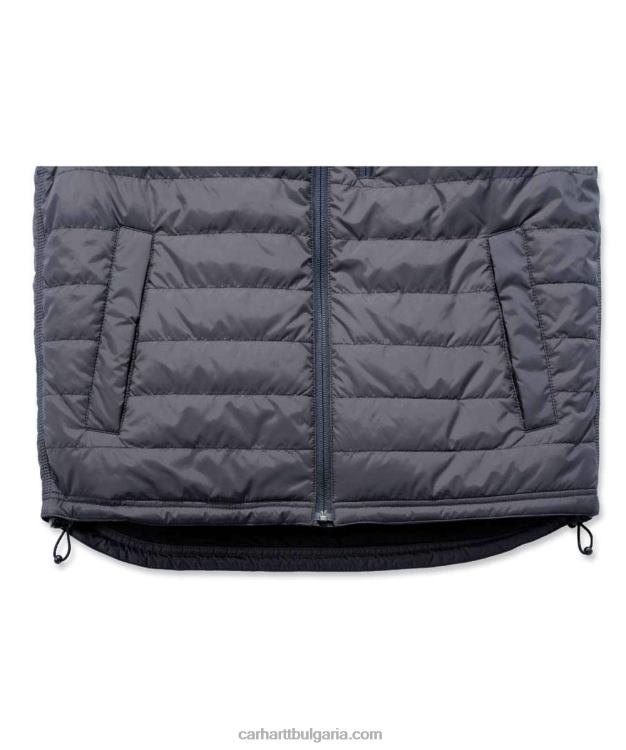 XD68N104 мъже защита от дъжд лека изолирана жилетка със спокойна кройка черен Carhartt